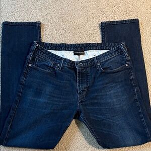 Emporio Armani Dark Blue Straight Jeans